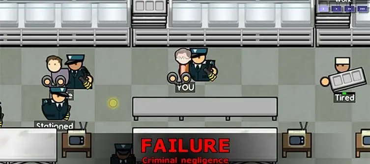 Prison Architect Alpha 20 introduces failure, grading and player jail time