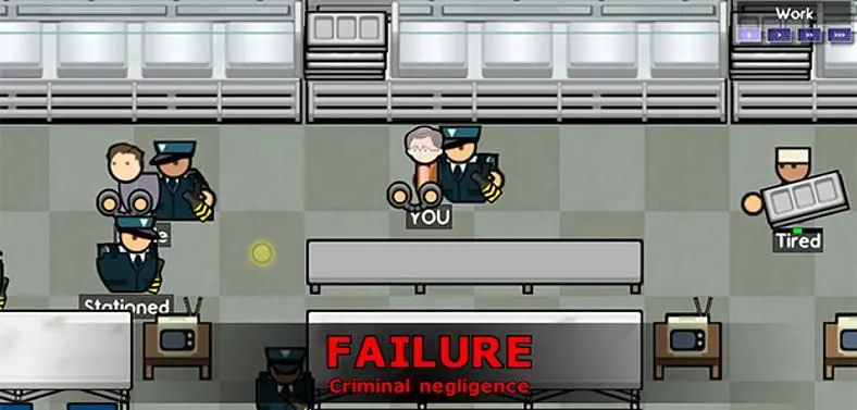 Prison Architect Alpha 20 introduces failure, grading and player jail time