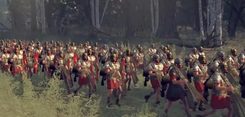 Discovery Channel's Mykel Hawke in Roman Legionary Kit for Total War: Rome II