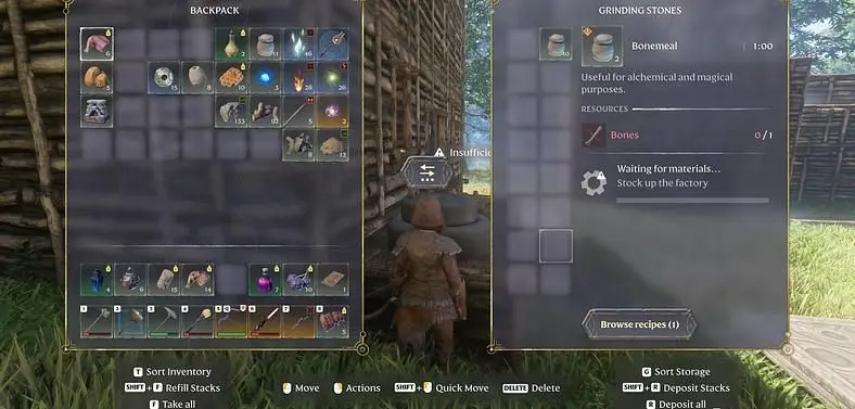 How do you get Bonemeal in Enshrouded