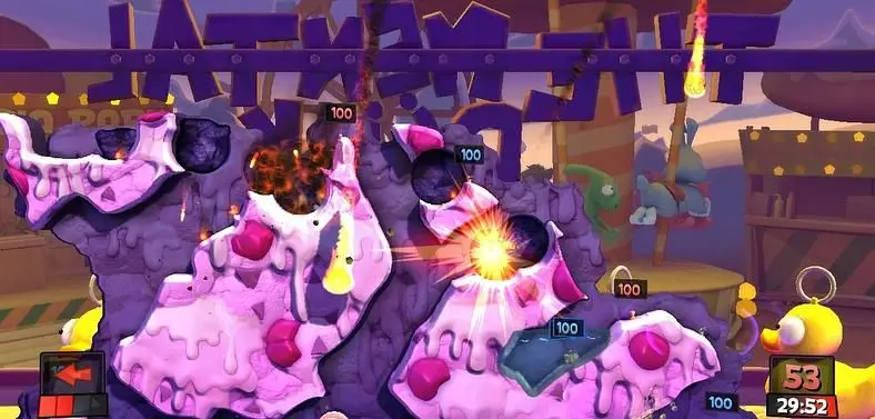 Funfair Pack DLC coming to Worms Revolution on 24th October