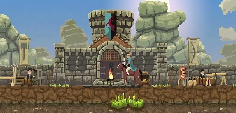 Pixelated medieval sim Kingdom available now