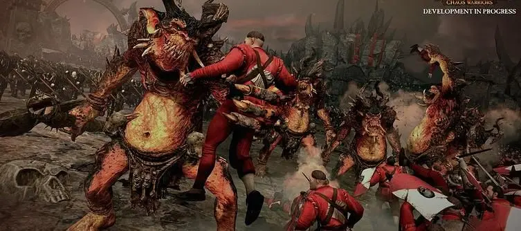 Creative Assembly show off the power of the Chaos Warriors in Total War: Warhammer