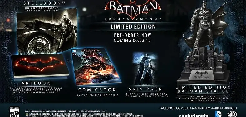 Arkham Knight's Limited Edition contents revealed