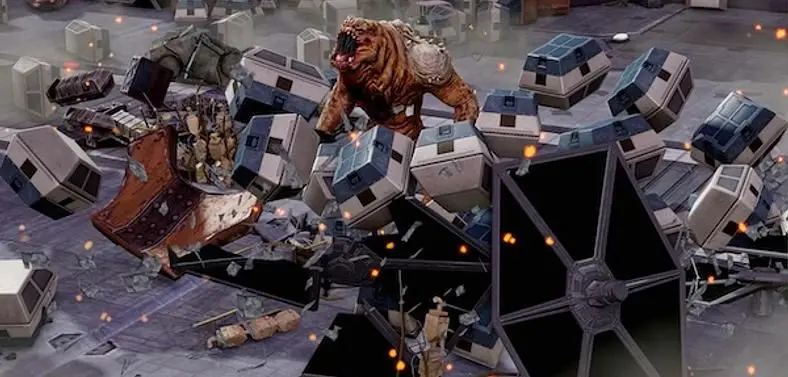 Be a Rancor in Kinect Star Wars