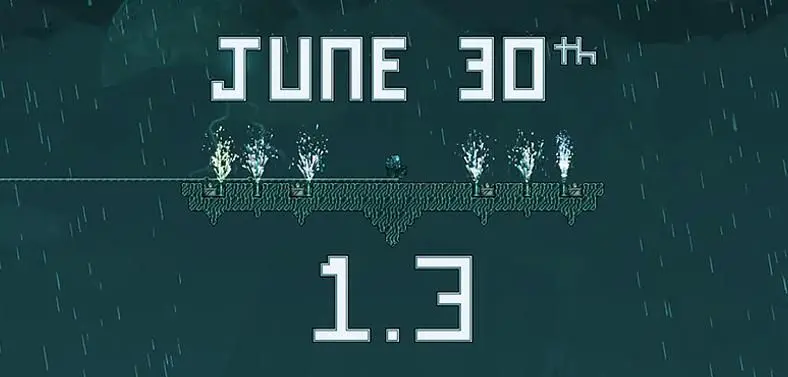 Terraria's 1.3 patch dated June 30th in teaser trailer