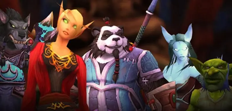 World of Warcraft 5.0.4 update unlocking all races to players, including Pandaren