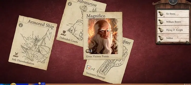 Region-based global conquest in boardgame Magnifico now on Steam