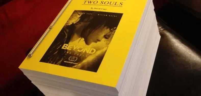 Sony kills trees after Earth Day to brag how big Beyond's script is