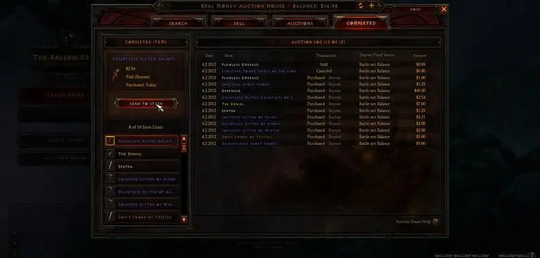 Diablo III player nets over $10K at real-money Auction House