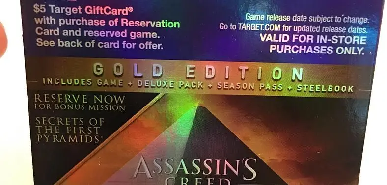  Assassin's Creed: Origins Pre-Order Card Fuels The Fires Of Its Existence 