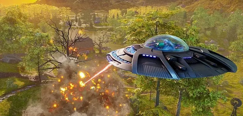 Destroy All Humans Dependence Day Trailer Showcases Destruction
