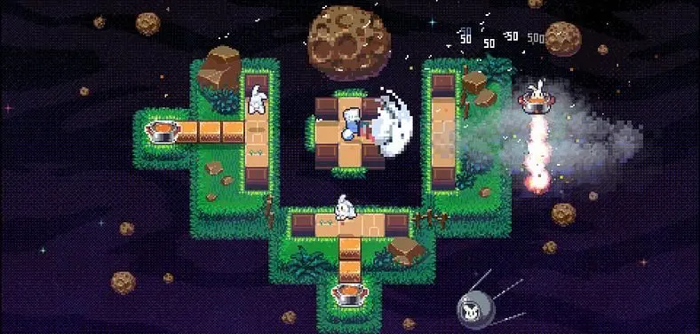 Radical Rabbit Stew Is an Action-Arcade Game in Which You Make Rabbit Stew in Space