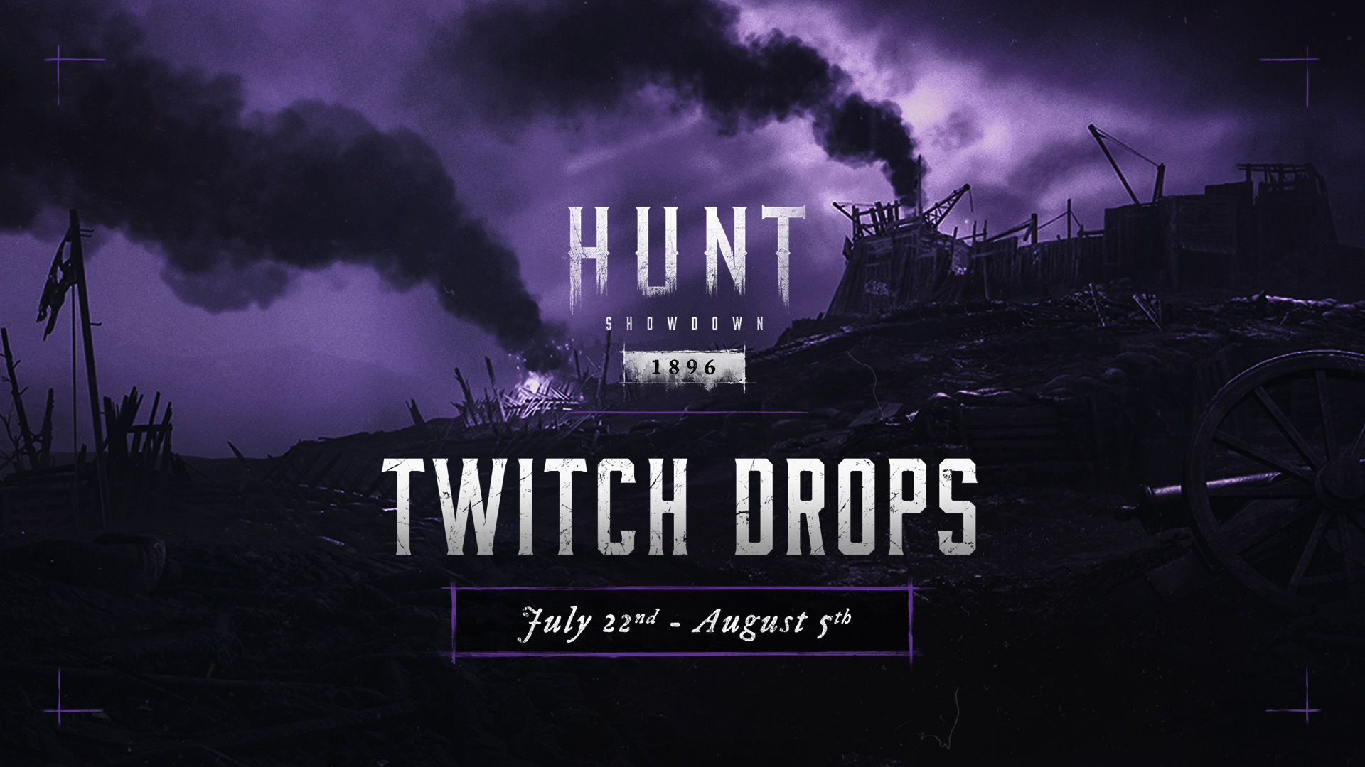 Hunt: Showdown 1896 Twitch Drops - July 2026 Campaign