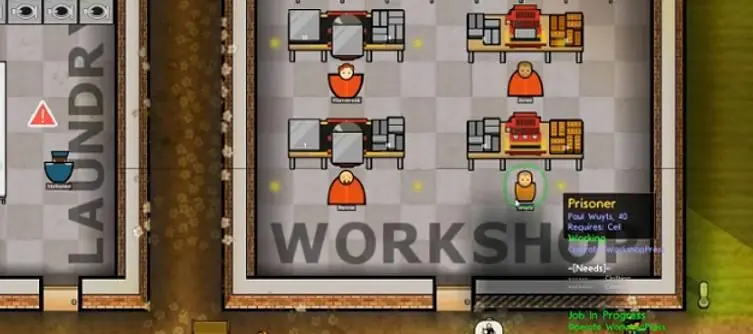 Prison Architect reaches Alpha 9, adds prisoner employment and visitations