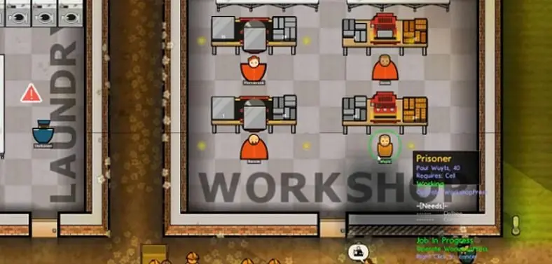 Prison Architect reaches Alpha 9, adds prisoner employment and visitations