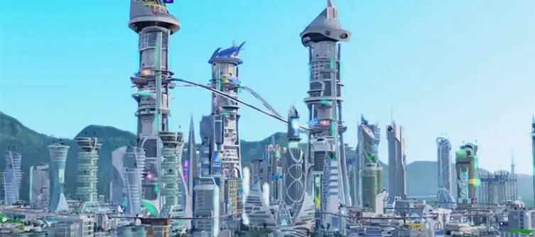 SimCity: Cities of Tomorrow launch trailer campaigns for green and greed