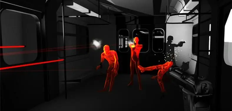 First-person shooter Superhot on Kickstarter, "time moves only when you move"