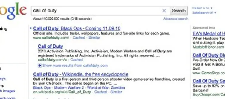 EA/Activision War Spills Onto Google