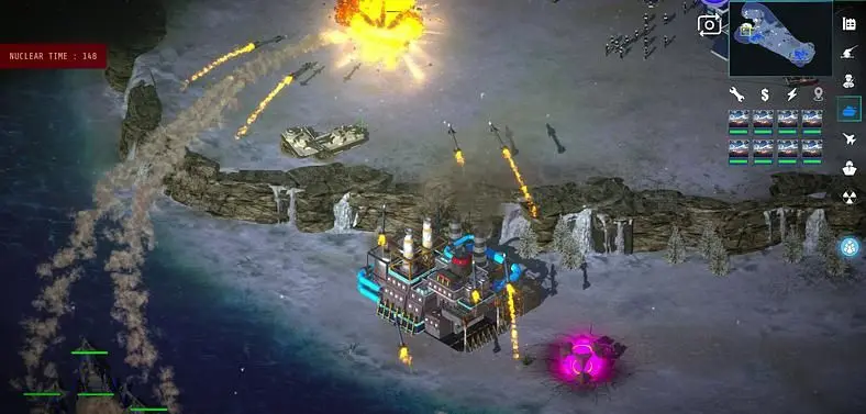 Real-Time Strategy Game Tactical Warfare Pits Two Human Factions Against Each Other