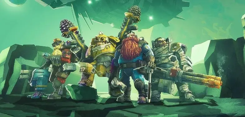 Deep Rock Galactic Franchise and DLC Enjoying its Lowest Price on Steam 