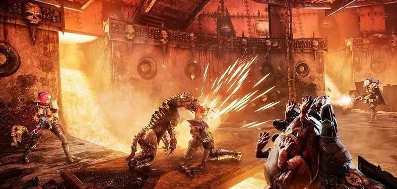 Necromunda: Hired Gun's Opening Cinematic Trailer Showcases the Hive World's Gangs, Mastiffs, and Industry