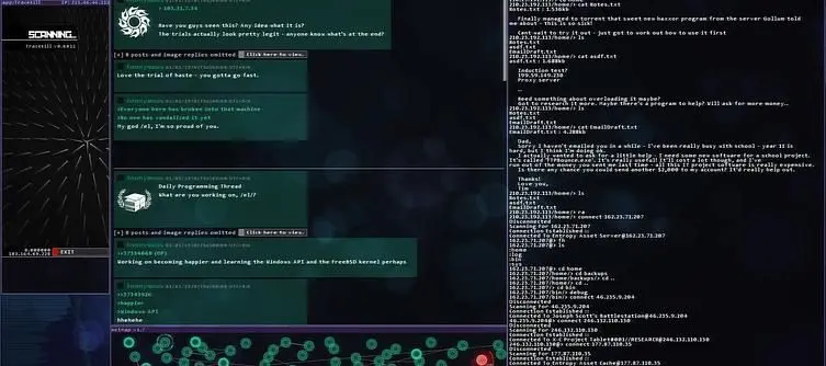 Hardcore hacking sim Hacknet is out now on Steam