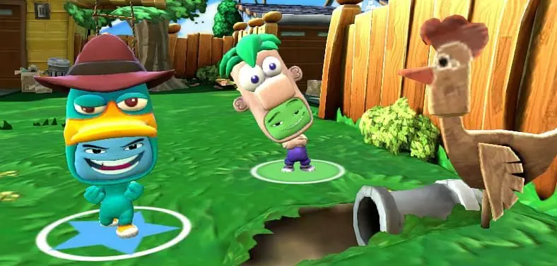 Phineas and Ferb cavort as Disney Universe DLC today