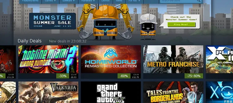 Valve kicks off the 2015 Steam Summer Sale