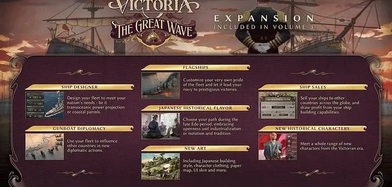 Victoria 3: Volume 3 Unveiled, Major Naval Expansion The Great Wave and Two Immersion Packs Coming in 2026 and Early 2027