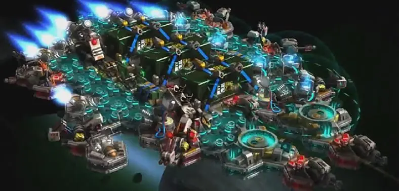 Real-time space ship construction and strategy in Space Run, a nod to 80's sci-fi