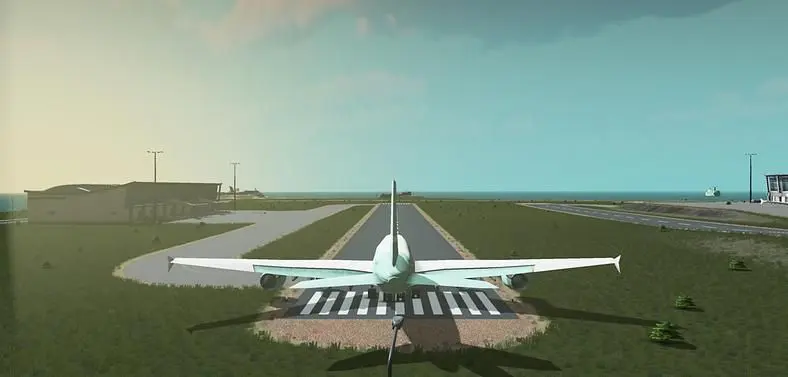 Fly a plane around in Cities: Skylines with the  Flight Cimulator mod
