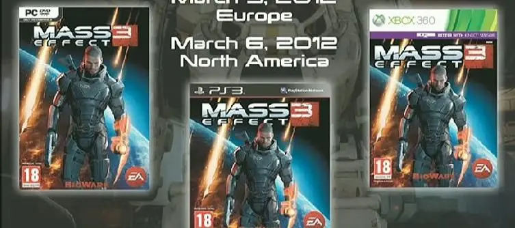 Mass Effect 3 release dates confirmed