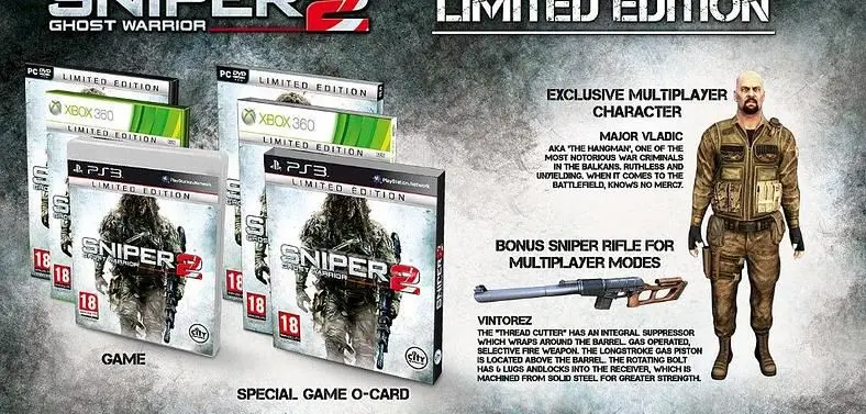 Special editions of Sniper: Ghost Warrior 2 revealed