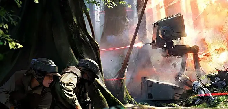 DICE "specifically tailor" maps to certain modes in Star Wars: Battlefront, release concept artwork