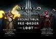 Pre-order gifts for Diablo III: Reaper of Souls if keys redeemed before March 31st