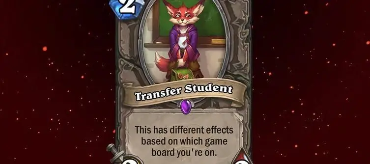 Hearthstone Transfer Student Effects - What Does It Do on Different Boards?