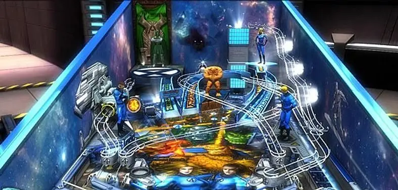 Marvel Pinball DLC features Fantastic Four