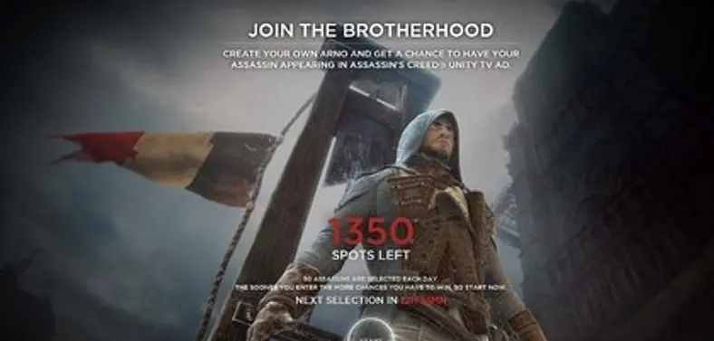 Make your own character with new Assassin's Creed: Unity website