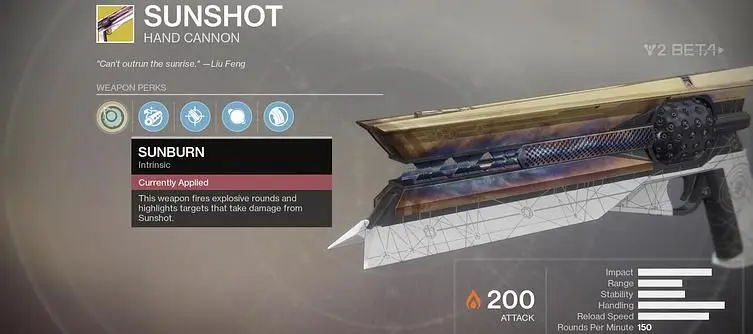 Here's How To Grab The Sunshot Handcannon - A Destiny 2 Gunslinger's Best Friend
