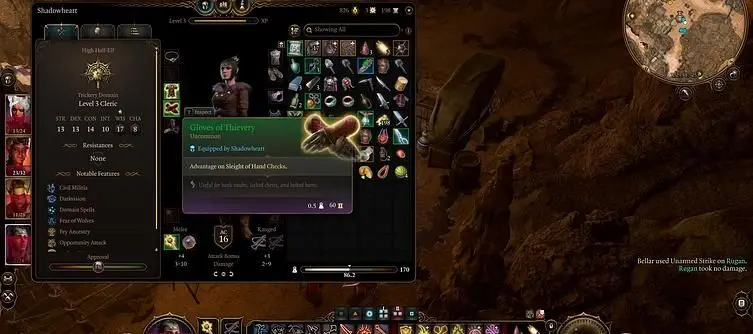 Where to Find the Gloves of Thievery in Baldur's Gate 3