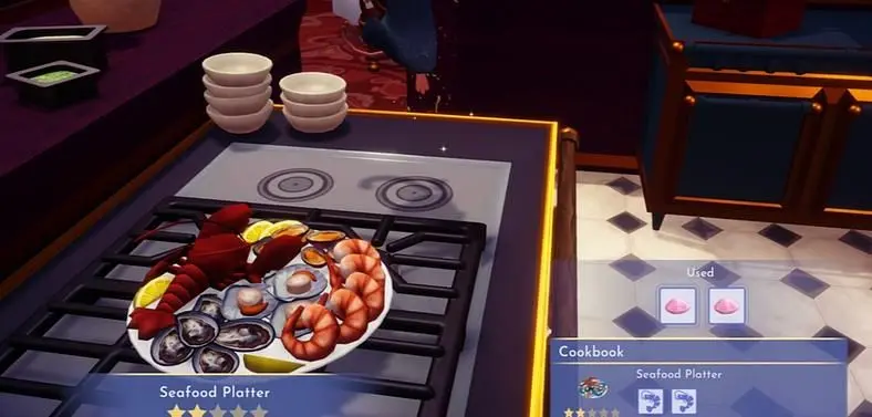 Disney Dreamlight Valley: How to Make Seafood Platter Guide