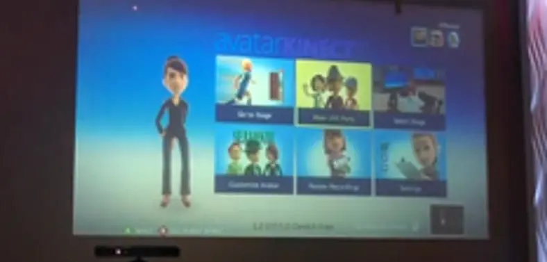 Avatar Kinect shown in video demo