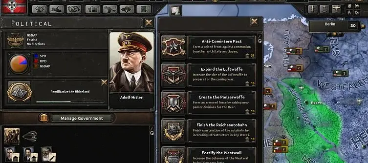 Hearts of Iron IV releasing in late Q2 2015, new 'Internal Politics' dev diary, live Q&A on Twitch tonight @ 6.00PM CET