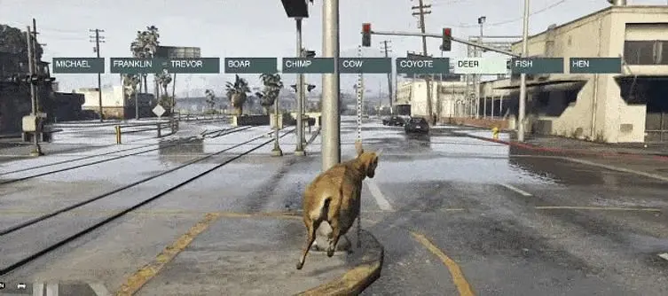GTA V trainer lets you play god, also chimp