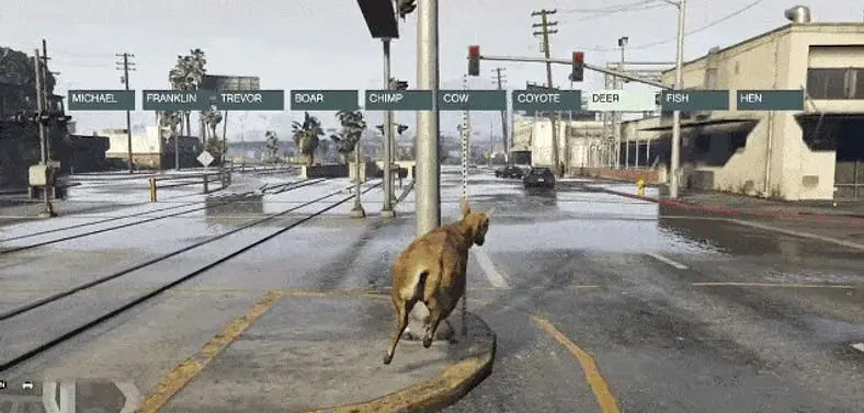 GTA V trainer lets you play god, also chimp