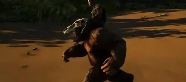 You can now ride around on an ape's shoulders in Ark: Survival Evolved 