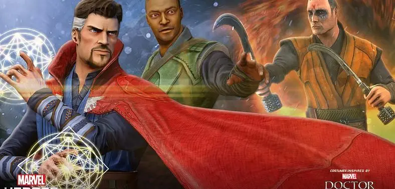 Marvel Heroes gets into The Dr. Strange film with new costumes and free access to the hero
