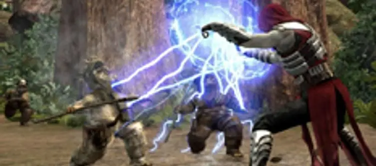 Star Wars: The Force Unleashed 2 DLC on forest moon of Endor
