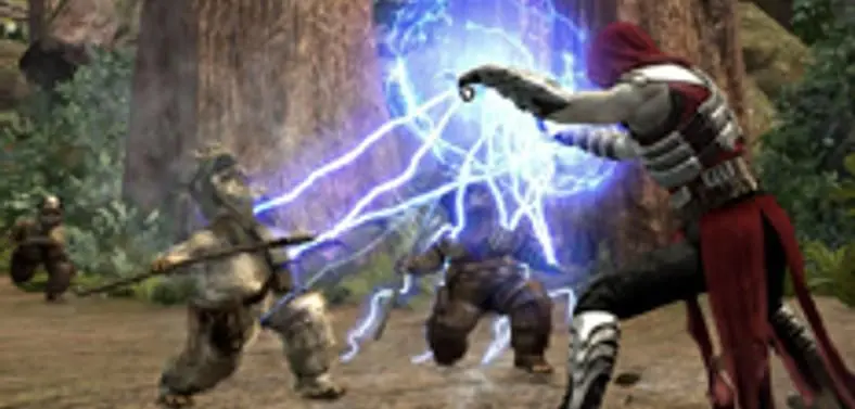 Star Wars: The Force Unleashed 2 DLC on forest moon of Endor